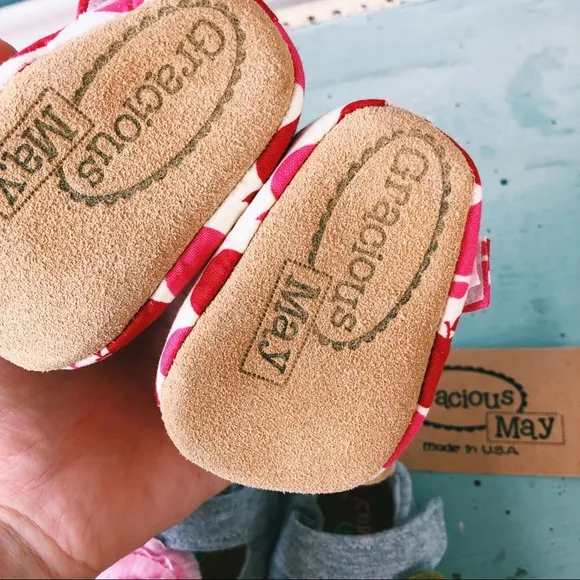 👶 Bundle Size 1 Gracious May Baby Girl Shoes Pink