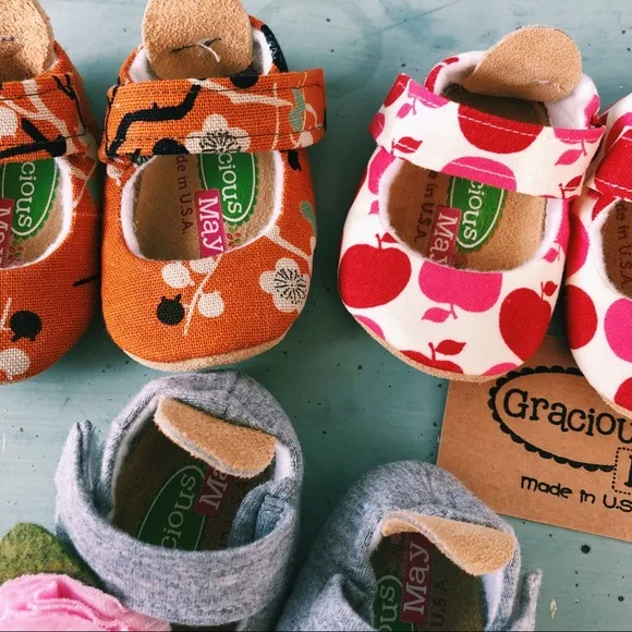 👶 Bundle Size 1 Gracious May Baby Girl Shoes Pink