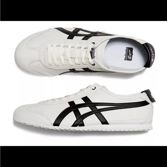 🆕 Onitsuka Tiger Mexico 66 White/Black Sneakers