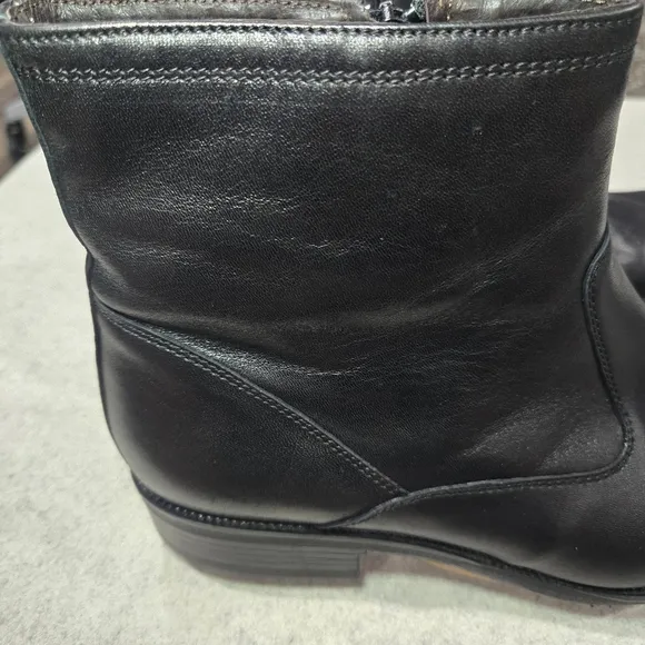 🐢 Romano Sicari Leather Boots. Size 43/10 Vero Cuolo Made in Italy.