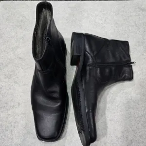 🐢 Romano Sicari Leather Boots. Size 43/10 Vero Cuolo Made in Italy.
