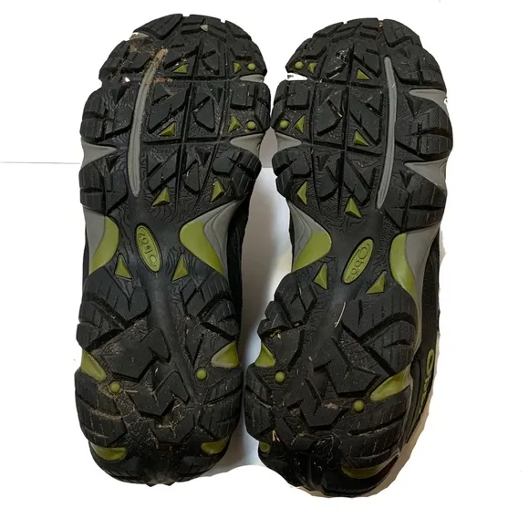 12 / Oboz Sawtooth Mid Waterproof Olive Green Hiking Boots