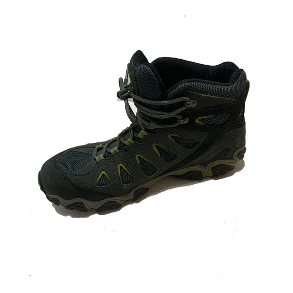 12 / Oboz Sawtooth Mid Waterproof Olive Green Hiking Boots