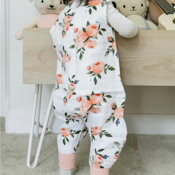 2 Little Unicorn Muslin Rompers