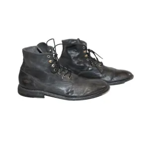 $390 Andrea Ventura Firenze Leather Chukka Lace Up Mens Size 43 Black Shoes