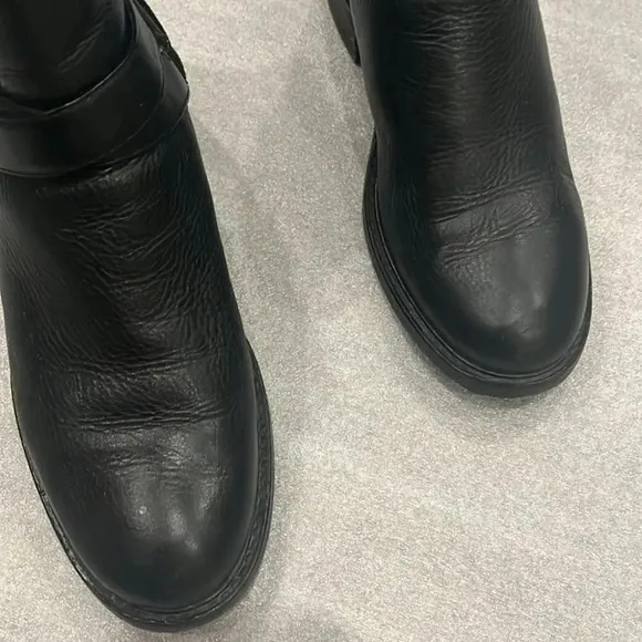 [6]Aquatalia  Bree Black Leather Ankle Waterproof Boots