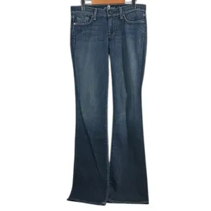 7 For All Mankind jeans Bootcut Denim Jeans in Blue Medium Wash Size 29