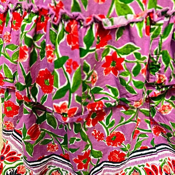 A Pea In The Pod Floral Maxi Dress Sleeveless Lightweight Oversized Maternity