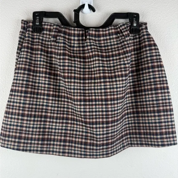 Abercrombie &amp; Fitch Plaid Skort with Inner Shorts | Size M