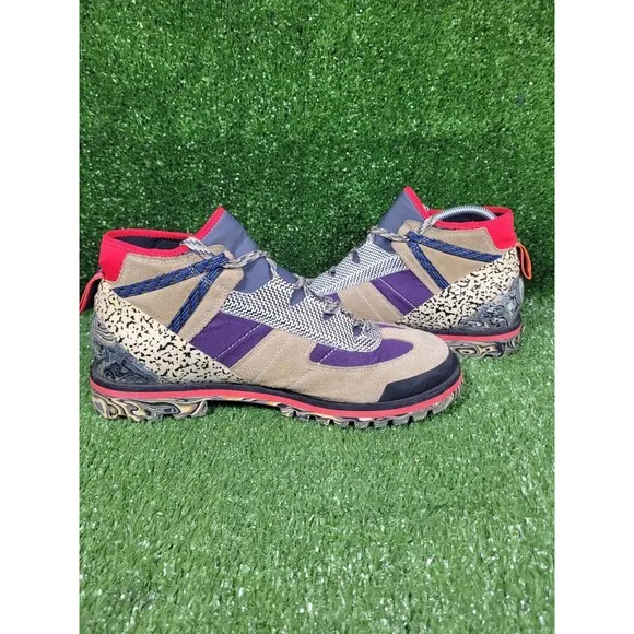Acne Studios Bla Konst Multicolor Hiking Boots Made In Italy Mens US 11‎ EU 44