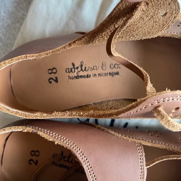 Adelisa &amp; Co. Sol Mary Janes Children’s Leather Shoes