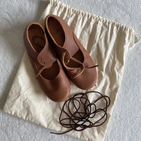 Adelisa &amp; Co. Sol Mary Janes Children’s Leather Shoes
