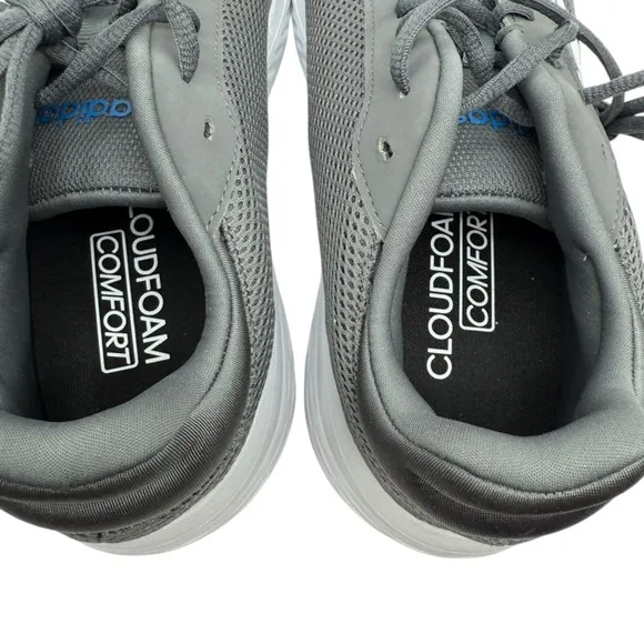 Adidas CLOUDFOAM COMFY Running Men's Sneakers Shoes Black / White SIZE 9.5