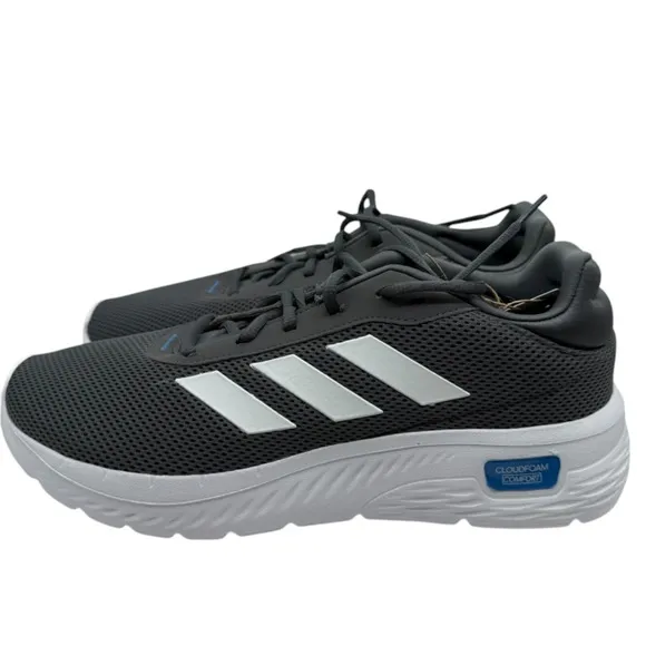 Adidas CLOUDFOAM COMFY Running Men's Sneakers Shoes Black / White SIZE 9.5