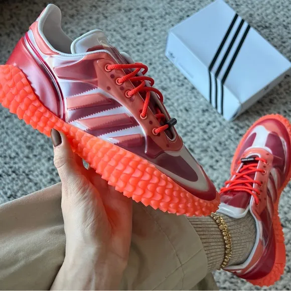 Adidas collaboration Craig Green red orange Polta AKH I special edition sneakers