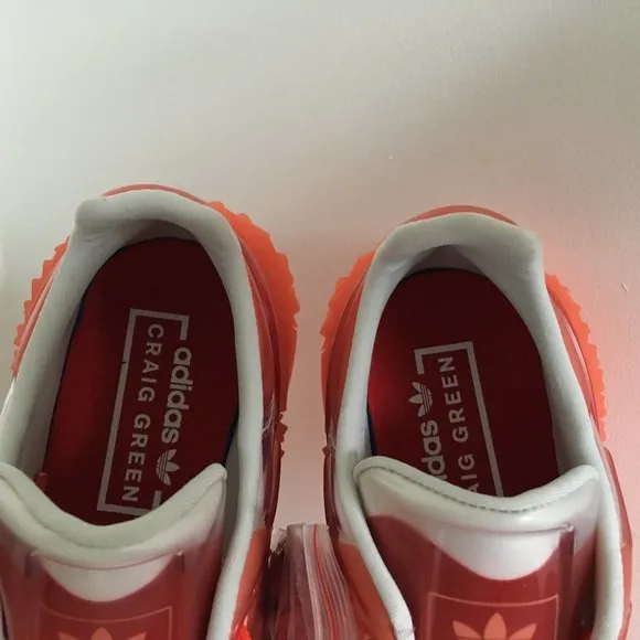 Adidas collaboration Craig Green red orange Polta AKH I special edition sneakers