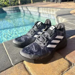 Adidas Crazyflight Low Black White Camo Women's Volleyball Shoes HR0634