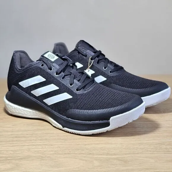 Adidas Crazyflight Low Volleyball Shoes Black White Women's 8 Boost FY1638 New