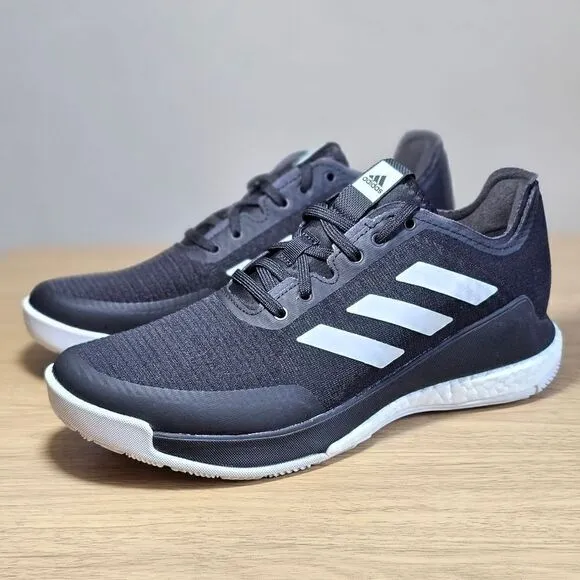 Adidas Crazyflight Low Volleyball Shoes Black White Women's 8 Boost FY1638 New