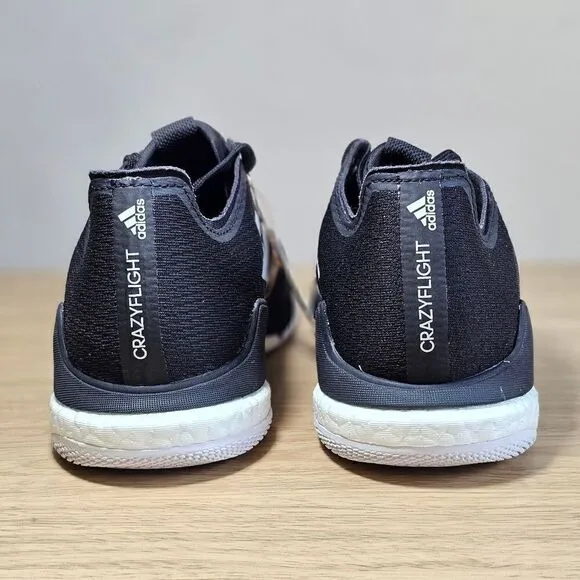 Adidas Crazyflight Low Volleyball Shoes Black White Women's 8 Boost FY1638 New
