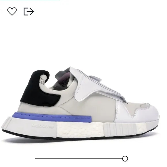 Adidas Futurepacer Boost Sneaker in White/Grey/Black