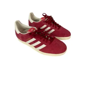 Adidas Gazelle Suede Burgundy Tennis Shoe Sneakers M 6.5 / W 7.5 8 NEW