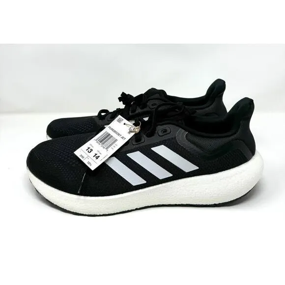 Adidas Men Shoes Pureboost 22 , Black/White/Carbon, Size 13