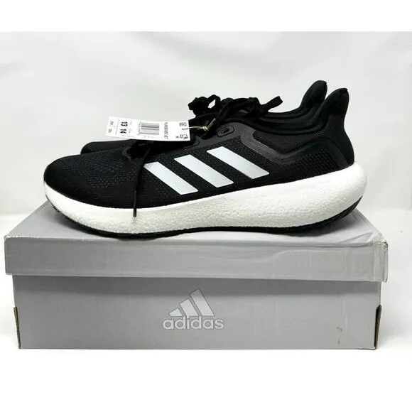 Adidas Men Shoes Pureboost 22 , Black/White/Carbon, Size 13