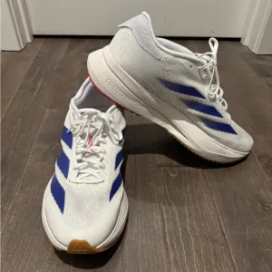 ADIDAS Men's White and Blue Running Shoes Size 12 Lightstrike Pro Adizero Sports
