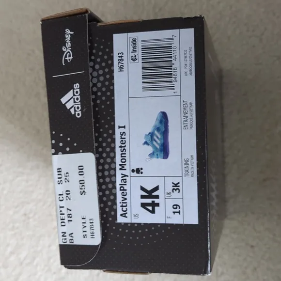 Adidas Monsters Inc tennis shoes