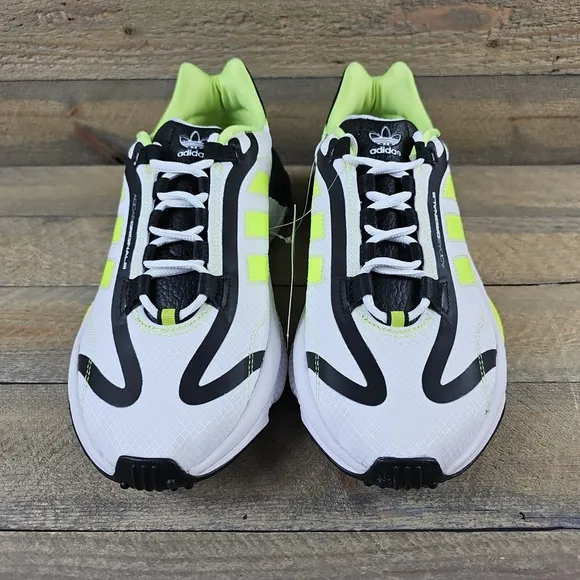 adidas Ozweego Pure Originals Men's Shoes Sneakers White/Solar Yellow/Black