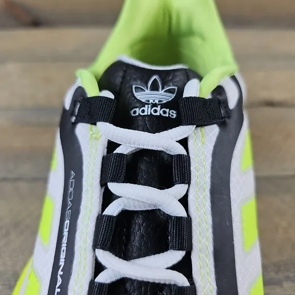 adidas Ozweego Pure Originals Men's Shoes Sneakers White/Solar Yellow/Black