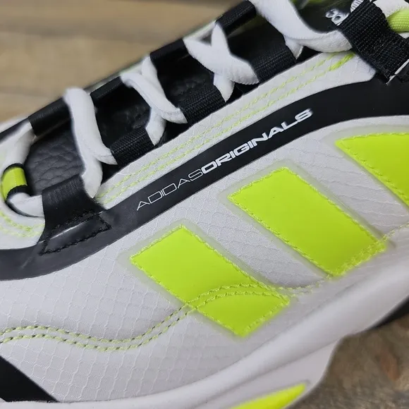 adidas Ozweego Pure Originals Men's Shoes Sneakers White/Solar Yellow/Black