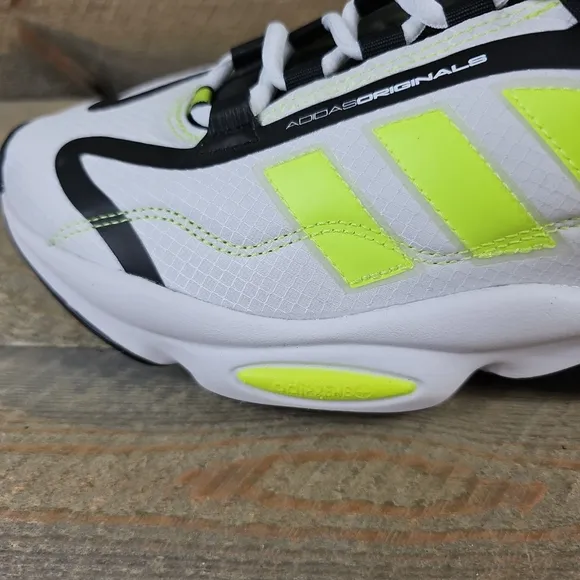 adidas Ozweego Pure Originals Men's Shoes Sneakers White/Solar Yellow/Black