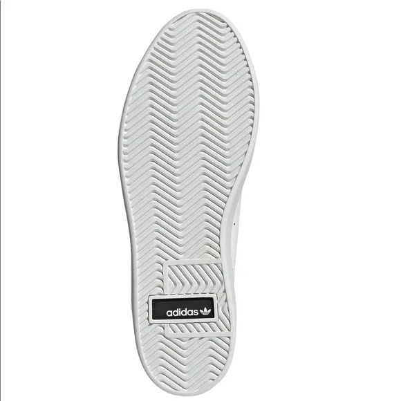 Adidas Sleek White Leather Sneakers