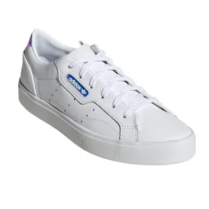 Adidas Sleek White Leather Sneakers