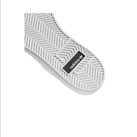 Adidas Sleek White Leather Sneakers