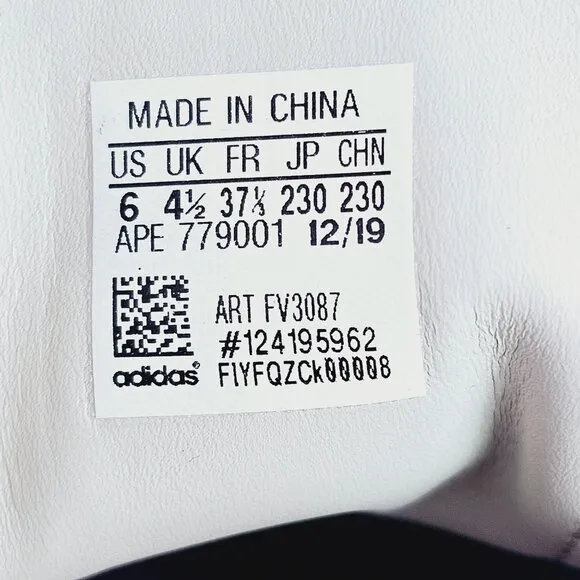 Adidas Stan Smith Cow Print Pony Hair Sneakers, Sz 6