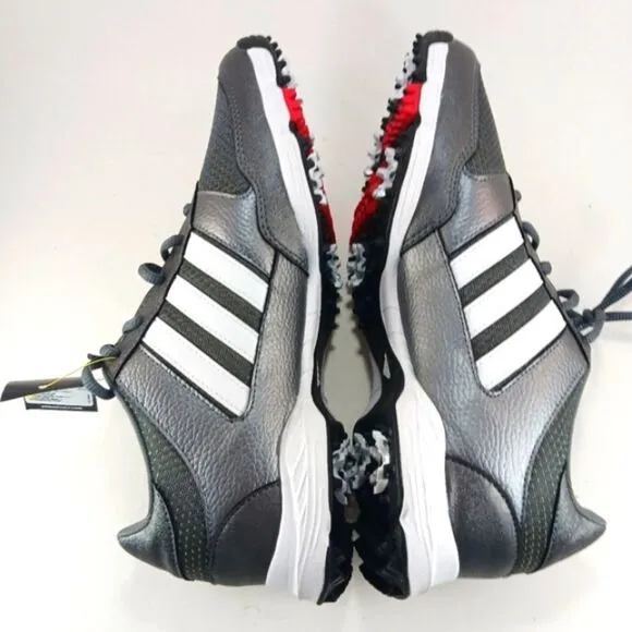 Adidas Tech Response 2.0 Golf Shoe. Lace Up. NWT. Grey/White. Men's 9...........