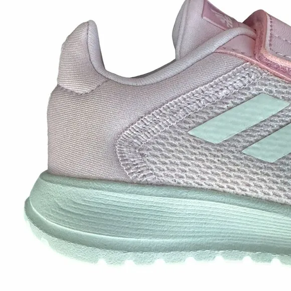 ⭐Adidas Tensaur Run Sz 5K Baby Girls Sneakers Pink White Lightweight Comfy Shoes