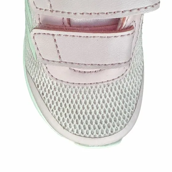 ⭐Adidas Tensaur Run Sz 5K Baby Girls Sneakers Pink White Lightweight Comfy Shoes