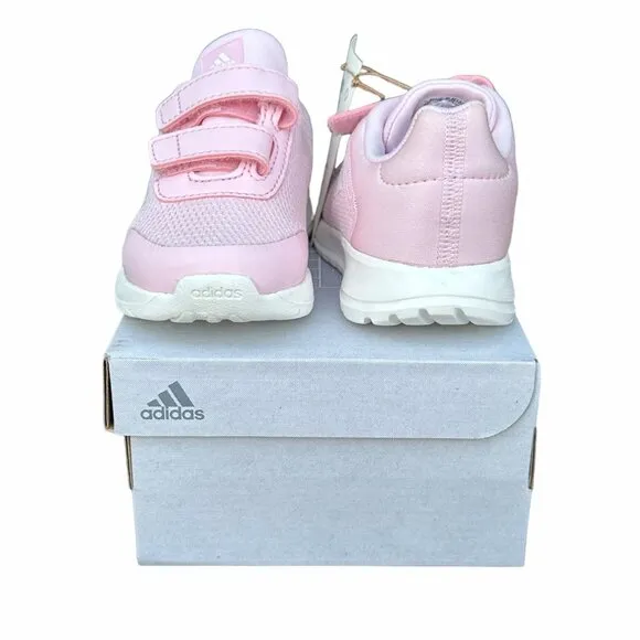 ⭐Adidas Tensaur Run Sz 5K Baby Girls Sneakers Pink White Lightweight Comfy Shoes