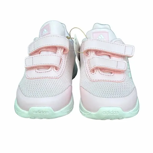 ⭐Adidas Tensaur Run Sz 5K Baby Girls Sneakers Pink White Lightweight Comfy Shoes