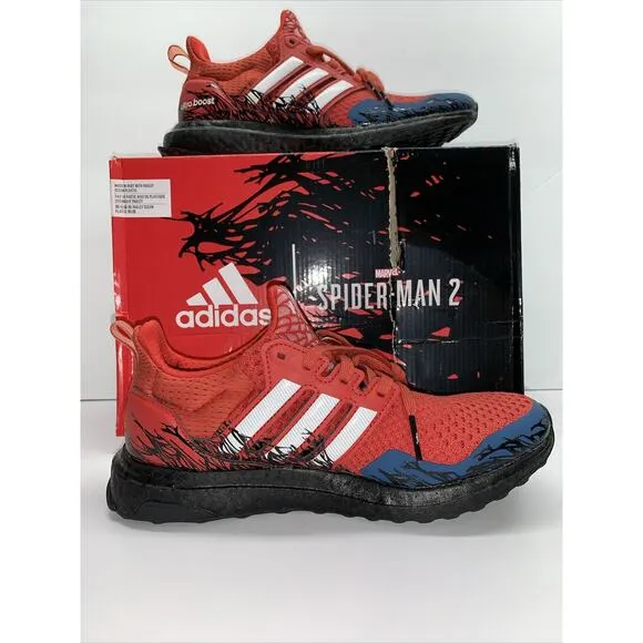 adidas Ultraboost 1.0 Advanced x Marvel Spider-Man Kids Size 5.5 IF0341 New