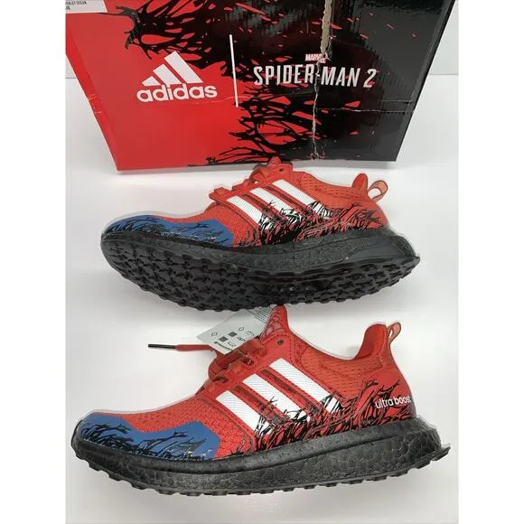 adidas Ultraboost 1.0 Advanced x Marvel Spider-Man Kids Size 5.5 IF0341 New