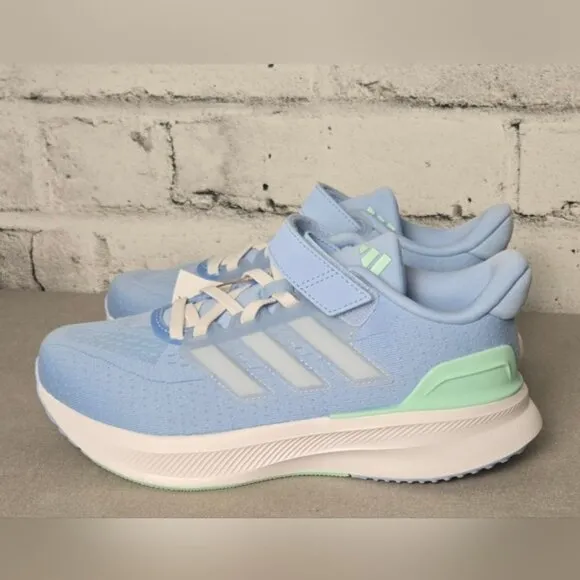 Adidas UltraRun 5 EL C Kids Blue Running Shoes NWT