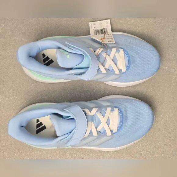 Adidas UltraRun 5 EL C Kids Blue Running Shoes NWT