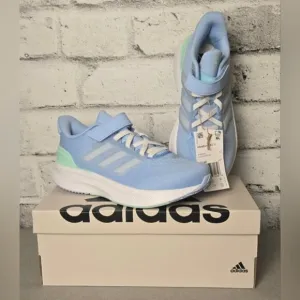 Adidas UltraRun 5 EL C Kids Blue Running Shoes NWT