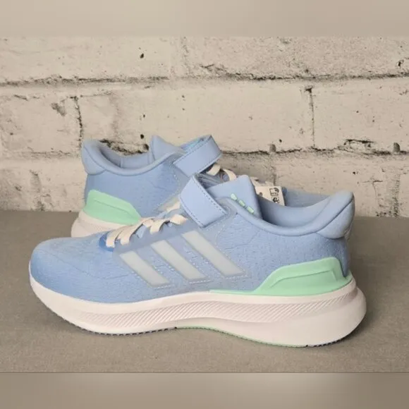 Adidas UltraRun 5 EL C Kids Blue Running Shoes NWT