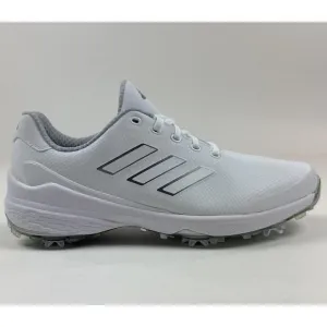 Adidas ZG23 White Silver Mens Golf Shoes Soft Spikes Water Resistant HO3671